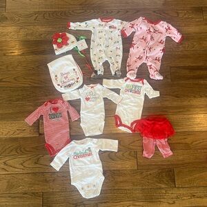 Newborn Baby’s First Christmas Set (9 Items)